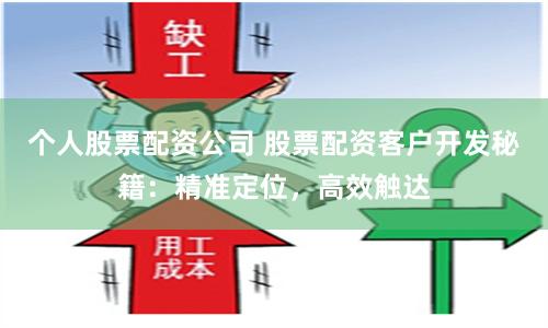个人股票配资公司 股票配资客户开发秘籍：精准定位，高效触达